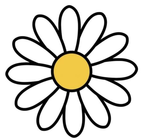 Daisy Stencil, Daisy Flower Drawing, Cute Flower Drawing, Unique Wrist Tattoos, Wrist Tattoo Designs, Hedgehog Craft, Embroider Ideas, Flower Pattern Drawing, Paper Flower Art