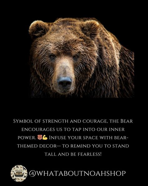 🌟🐾 **Discover Your Animal Spirit Guide!** 🐾🌟 Are you ready to connect with the powerful energy of animal spirit guides? 🦋✨ Each animal carries unique meanings and lessons that can enhance our lives. Swipe through our carousel to learn about some popular spirit animals and how you can incorporate their essence into your home decor! 🏡💖 Bear Symbol of strength and courage, the Bear encourages us to tap into our inner power. 🐻💪 Infuse your space with bear-themed decor— to remind you to stand ta... Touching Spirit Bear, Bear Symbol, Inspirational Animal Quotes, Bear Spirit Animal, Bear Spirit, Animal Spirit Guide, Spirit Bear, Animal Spirit Guides, Unique Meaning