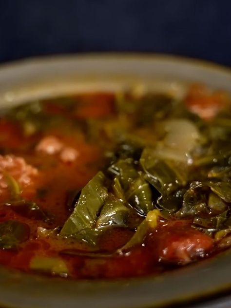 Discover the Southern Tradition of Gumbo-Style Collard Greens Green Gumbo, Southern Candied Yams, Smoked Turkey Legs, Candied Yams, Earthy Greens, Smothered Chicken, Andouille Sausage, Andouille, Collard Greens