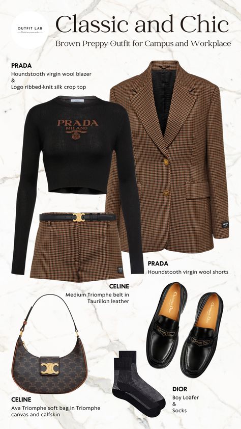 Prada Belt, Preppy College Outfits, Loafers With Socks Outfit, Loafers With Socks, Chic Office Outfit, Fashion Work Outfit, Practical Fashion, Band Outfits, Stylish Socks