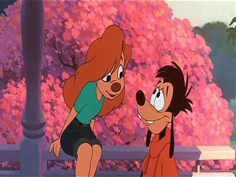 Cartoon Couples Disney, Cartoon Couple Aesthetic, Disney Çiftleri, Movies Animated, Max And Roxanne, Max Goof, A Goofy Movie, Goof Troop, Goofy Disney