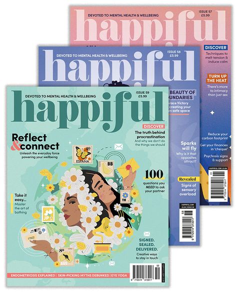 Lifestyle Magazine Cover, Hotel Magazine, Wellbeing Magazine, Positive News, Magazine Shop, Positive Mental Health, Lifestyle Illustration, Mental Health And Wellbeing, Mental Wellbeing