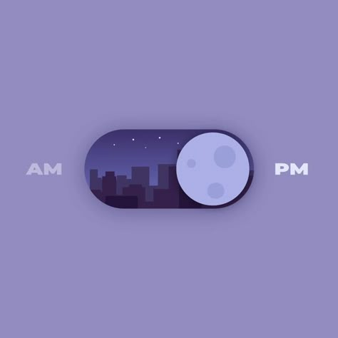 Day And Night Illustration Art, Animation Illustration Motion, Uiux Aesthetic, Night And Day Illustration, Day To Night Animation, Day And Night Graphic Design, Graphic Motion Animation, Animation Videos Motion Graphics, Gif Ideas Design