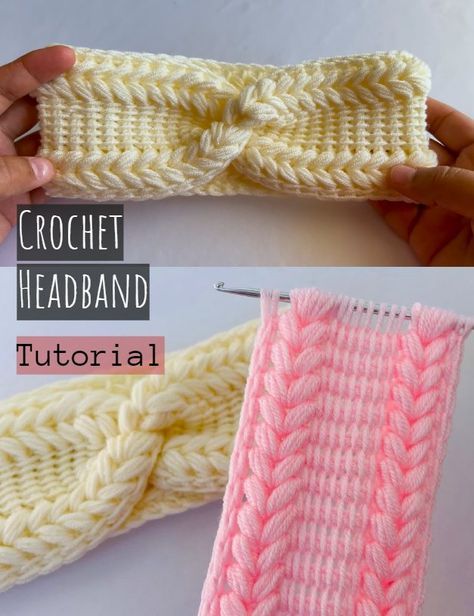 Crochet Headband Crochet Baby Headband Free Pattern, Crochet Headband Tutorial, Crochet Headband Free, Easy Crochet Headbands, Crochet Headband Pattern Free, Plaid Crochet, Washing Your Face, Baby Headbands Crochet, Granny Square Crochet Patterns Free