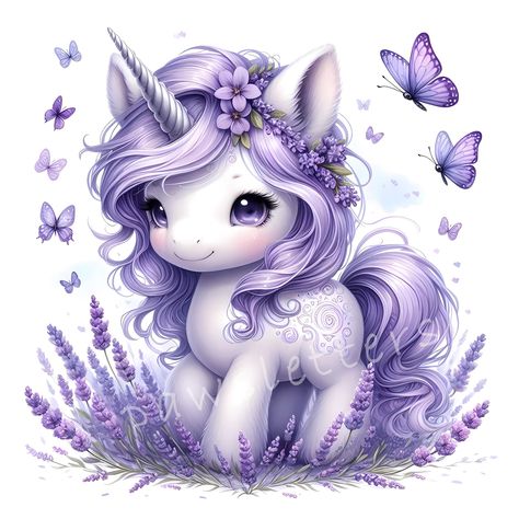 Lavender Field Unicorn Clipart Bundle 10 High Res JPGs, Watercolor Flower Unicorn Clipart, Instant Download, Floral Fantasy, Whimsical The Lavender Field Unicorn Clipart Bundle showcases 10 high-resolution watercolor JPGs, designed for digital crafters and designers who want to infuse their projects with floral fantasy. These enchanting unicorns, adorned with delicate lavender flowers, bring a whimsical and soothing vibe to your junk journals, scrapbooks, digital prints, and DIY invitations. With intricate watercolor details, each unicorn captures the magic of lavender fields, adding an ethereal charm to your creative projects. This instant download is perfect for those seeking unique, nature-inspired clipart to enhance their artistic designs. Ideal for digital creators and crafters, the F Flower Unicorn, Unicorn Clipart, Unicorn Printables, Unicorns Clipart, Lavender Field, Baby Unicorn, New Backgrounds, Watercolor Flower, Types Of Printer