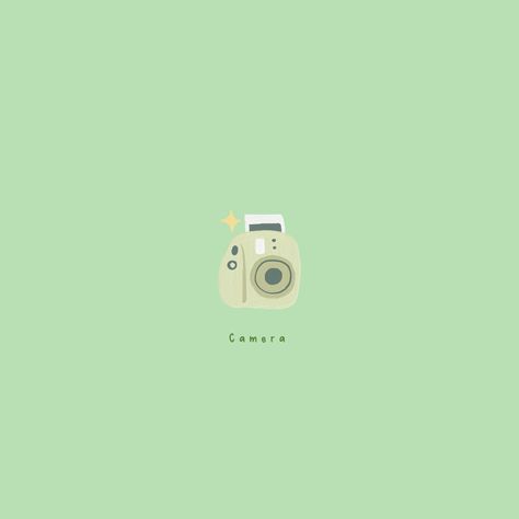 #green #wallpaper #camera #aesthetic Green Camera Aesthetic, Green Camera, Pastel Color Background, Camera Wallpaper, Phone Aesthetic, Camera Icon, Green Photo, Iphone Icon, Pastel Green