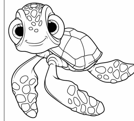 Nemo Turtle Tattoo, Disney Turtle, Disney Clip Art, Turtle Tattoo Designs, Stencil Outline, Turtle Tattoo, Disney Tattoo, Tattoo Stencil Outline, Tattoo Arm