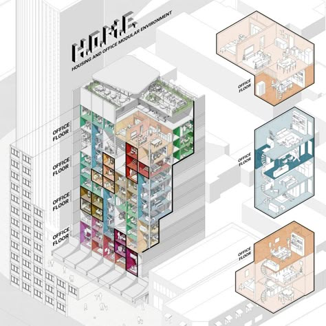 mOOO3 results - mOOO Foster Architecture, Module Architecture, Oma Architecture, Modular Environment, Social Housing Architecture, Architecture Design Competition, Modular Housing, Edinburgh University, University Architecture