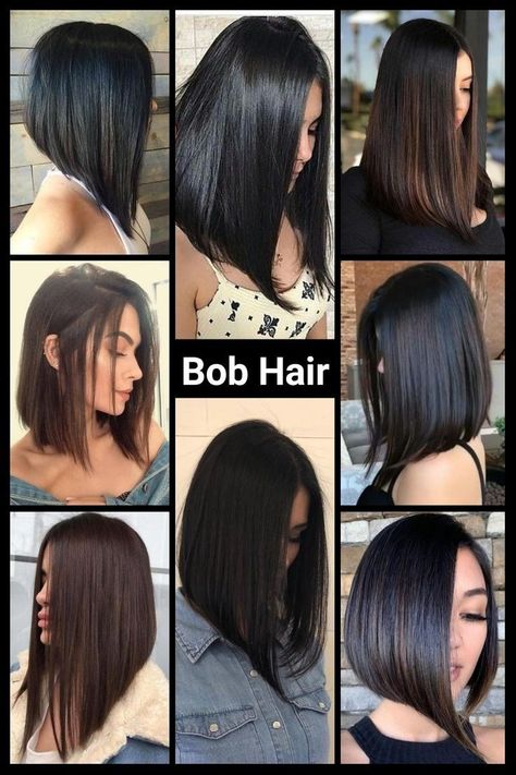 Long Angular Bob Hairstyles, Medium Length Bob With Face Framing Layers, Log Bob Haircut, Lob Haircut Medium Length, Medium Haircut Ideas For Thick Hair, Long Bob Con Flequillo, Long Bob Straight Hair, Long A Line Bob, Bob Lob Haircut