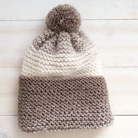 Easiest Flat Knit Kids Garter Stitch Hat - Garter Stitch Beanie Pattern Free, Easy Flat Knit Hat Pattern Free, Garter Stitch Hat, 2022 Hats, Macrame Things, Knit Tutorial, Garter Stitch Scarf, Kids Hats Patterns, Easy Baby Knitting Patterns