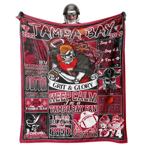 PRICES MAY VARY. 【Gift for Football Lovers】The stylish blanket perfectly combines colors and patterns, luxuriously thickened, and is a unique gift for boys, men, and football lovers. You can use this gift to make him feel encouraged, supported, and excited, and express your support for his favorite team. 【Comfortable】Our blanket is made of flannel and the size is 60X50 inches, which is the perfect size for adults and children. The text design and bright colors add a chic feel to your room. It is Unique Gifts For Boys, Women Football, Red Blanket, Forever Red, Blanket Sofa, Gift For Boys, Football Lovers, Sofa Blanket, Soccer Fans