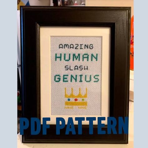 Brooklyn 99 Cross Stitch, Breaking Bad Cross Stitch Patterns, Hannibal Cross Stitch, Movie Quote Cross Stitch, Its Not A Whorehouse Cross Stitch, Pdf Pattern, Cross Stitch Patterns, Cross Stitch, Embroidery