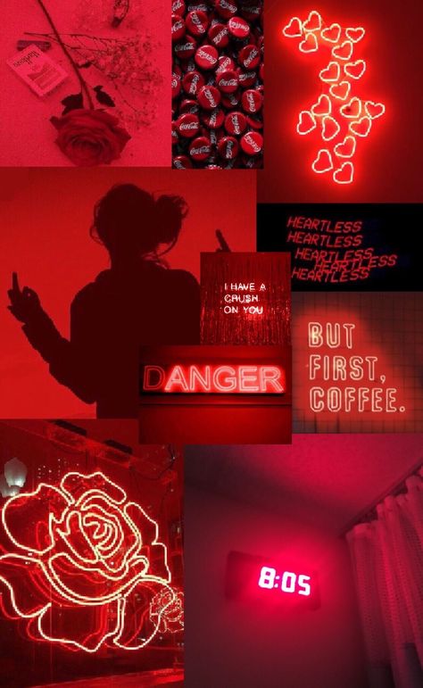 Kunstjournal Inspiration, Red Aesthetic Grunge, Red And Black Wallpaper, Dark Red Wallpaper, Bad Girl Wallpaper, Wallpaper Iphone Neon, Blue Wallpaper Iphone, Tumblr Aesthetic, Aesthetic Red