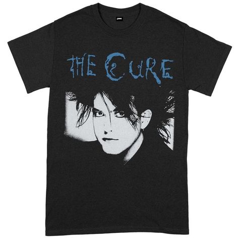 Mens Black T Shirt, Robert Smith, Dream Clothes, Black T Shirt, Graphic Shirts, Black Tshirt, Vintage Men, Black Blue, Tshirt Print