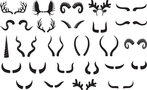 Toro Vector, Animal Horns, F Tattoo, Rib Tattoos For Guys, Native American Feathers, Belly Tattoos, Goat Horns, Silhouette Logo, Red Ink Tattoos