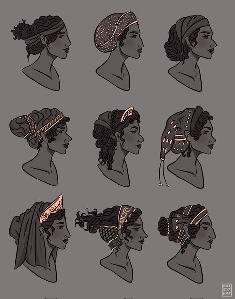 Greek Clothing Reference, Got Character Design, Ancient Greece Clothing Aesthetic, Old Greek Clothing, Ancient Greek Priestess, Greek Clothes Ancient, Greek Hairstyles Drawing, Greek Outfit Designs, Indian Clothing Drawing