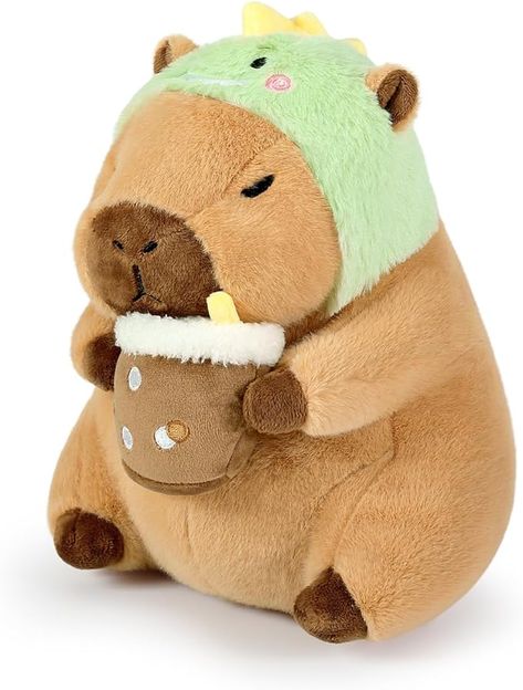 Ditucu Cute Capybara Plush Pillow Dinosaur Stuffed Aniamls Capibara Pluhsies Toy Gifts for Kids 11 inch, Animals - Amazon Canada Capybara Aesthetic, Capybara Plush, Cute Luggage, Cute Capybara, Amazon Canada, Cute Doodles Drawings, Funny Animal Jokes, Cute Kawaii Drawings, Cute Stuffed Animals