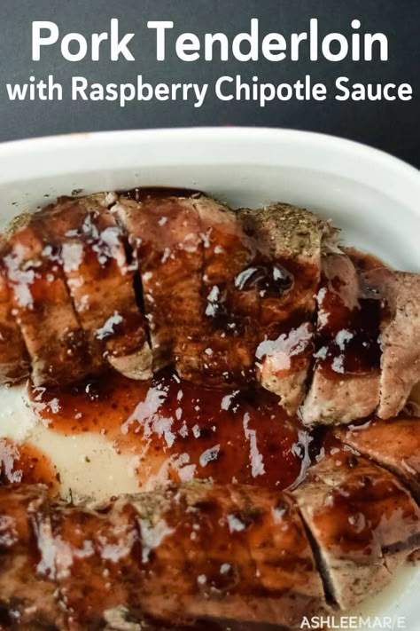 Sauce For Pork Tenderloin, Recipe For Pork Tenderloin, Raspberry Chipotle Sauce, Parmesan Rice, Smoked Pork Tenderloin, Recipe For Pork, Baked Pork Tenderloin, Crockpot Pork Tenderloin, Pork Loin Roast Recipes