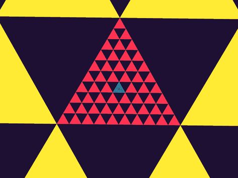 Triangles in triangles by Marc Edwards ✎ Bjango | Dribbble | Dribbble Triangle Animation, Triangle Graphic Design, Triangle Strategy Art, Triangle Design Graphics, Triangle Poster Design, Triangle Logo Animation, Motion Graphs, Text Animation, Triangle Logo