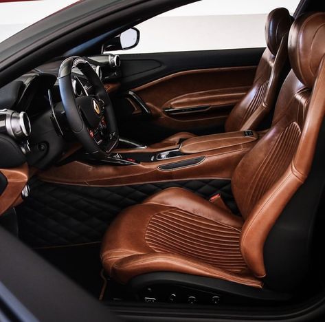 Ferrari Gtc4 Lusso, Gtc4 Lusso, Vw T3 Doka, Mustang Interior, Car Interior Upholstery, Custom Car Interior, Luxury Car Interior, Car Interior Design, Car Upholstery