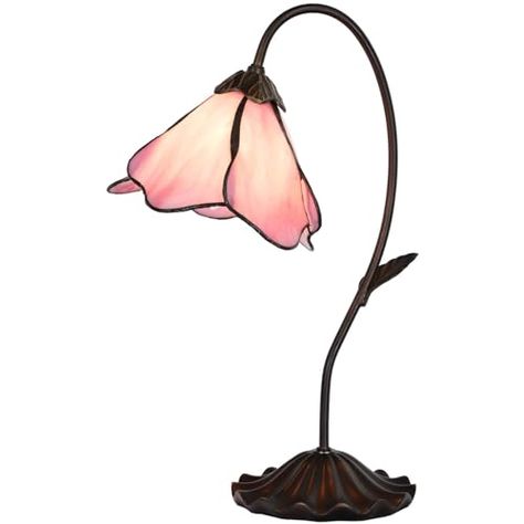 Stained Glass Table, Stained Glass Table Lamps, Tiffany Style Table Lamps, Tiffany Style Lamp, Tiffany Table Lamps, Tiffany Stained Glass, Glass Lampshade, Pendant Fixture, Pink Garden