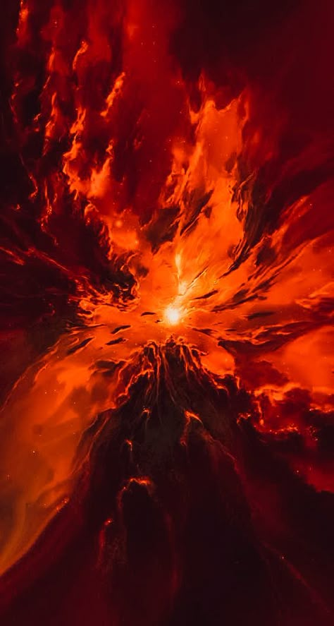 Orange Flame Aesthetic, Red Power Aesthetic, Flame Aesthetic Wallpaper, Fire Red Aesthetic, Red Sun Aesthetic, Red Fire Aesthetic, Red Orange Aesthetic, Explosion Aesthetic, Dark Orange Aesthetic