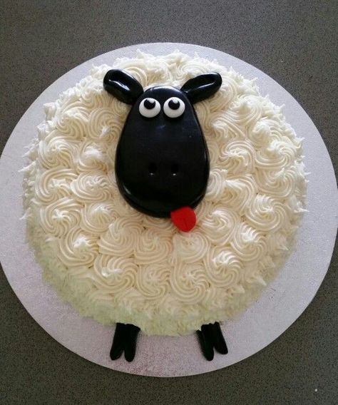 Cake Lamb Cake Ideas, Shaun The Sheep Cake, Sheep Cake, Lamb Cake, Sheep Design, Animal Cakes, Cake Decorating Designs, Novelty Cakes, Easter Cakes