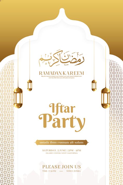 Ramadan Poster Design Background, Lanterns Background, Ramadan Invitation, Islamic Design Graphic, Lantern Islamic, Ramadan Flyer, Ramadan Template, Islamic Moon, Eid Calligraphy