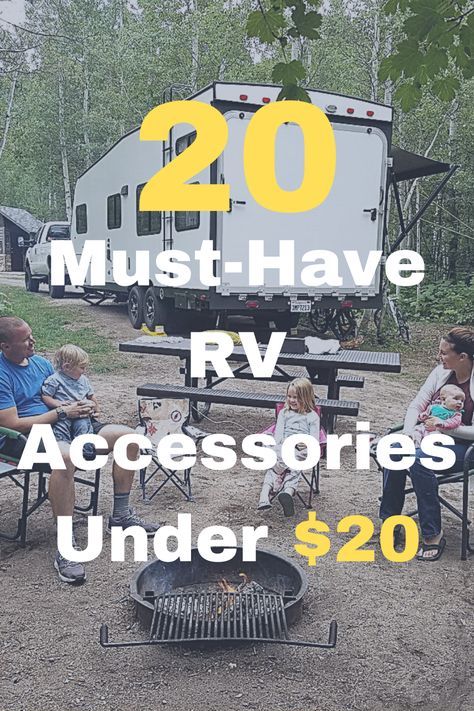 Rv Camper Must Haves, Rv Camping Hacks Outdoor Ideas, Packing A Travel Trailer, Trailer Hacks Diy Rv Camping, First Time Rv Camping Tips, Camping Needs For Camper, Camp Trailer Must Haves, Tiny Camper Hacks, Camping Trailer Hacks Tips And Tricks