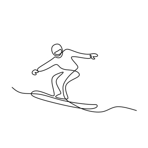 Ski Line Art, Snowboarding Sketch, Snowboard Drawing, Snowboards Design, Snowboarding Tattoo, Snowboard Tattoo, Outline Ideas, One Continuous Line Drawing, Winter Lifestyle