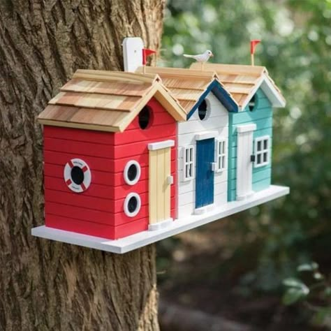 Birds House, Homemade Bird Houses, Birdhouse Ideas, Bird Houses Ideas, Handmade Birdhouses, Bird Houses Ideas Diy, Wood Birdhouses, Bird House Feeder, Bird House Plans