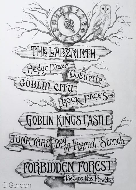 Hoggle Labyrinth Drawing, Labrynth Drawing Ideas, Labrynth Nursery Theme, Labyrinth Movie Home Decor, Labyrinth Room Decor, Labyrinth Themed Room, Labrynth Theme Party, Its Only Forever Not Long At All Labyrinth, Labrynth Party Ideas