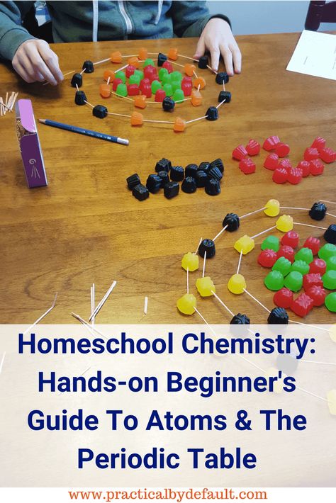 Does teaching chemistry make you want to jump ship? Grab the Beginners Guide to Atoms and The Periodic Table and make learning fun. #homeschool #homeschoolscience #chemistrylessons Chemistry Activities High School, Periodic Table Of The Elements Activities, Chemistry Projects High School, Atom Project Ideas, Atoms Project, Periodic Table Activities, Atom Activities, Atom Project, Chemistry Activities