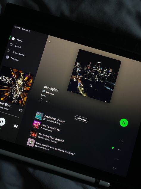 Ipad Song Aesthetic, Ipad Music Aesthetic, Ipad Spotify Aesthetic, Spotify On Laptop Aesthetic, Spotify Tablet, Track Edits, Spotify Account Aesthetic, Ipad Spotify, Macbook Inspiration