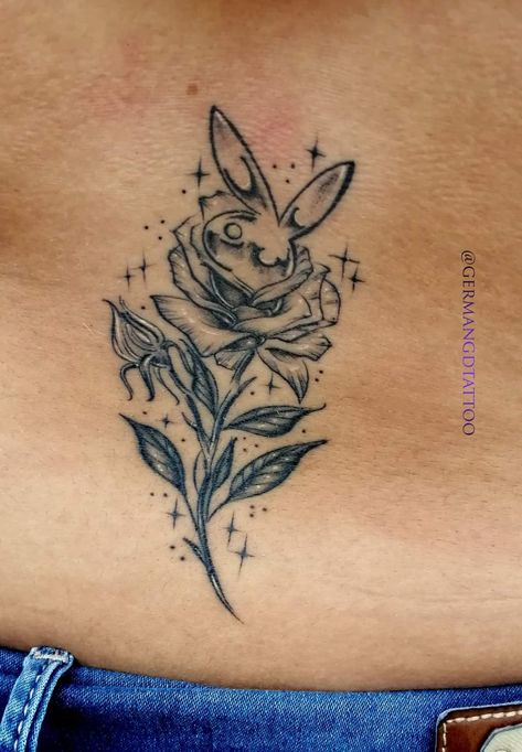 Pretty Tattoos For Women Shoulder, Small Pretty Tattoos For Women, Playboy Bunny Tattoo, Playboy Tattoo, Bunny Tattoo, Bunny Tattoos, Small Pretty Tattoos, Pretty Tattoos For Women, Healing Tattoo