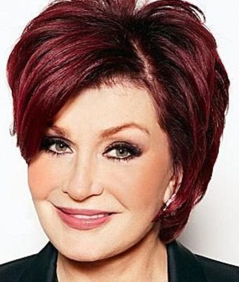 Sharon Osbourne Sharon Osbourne Hair, The Osbournes, Short Hairstyles Over 50, Chic Short Haircuts, Sophisticated Hairstyles, Sharon Osbourne, Best Short Haircuts, Athletic Hairstyles, Hairstyles Over 50