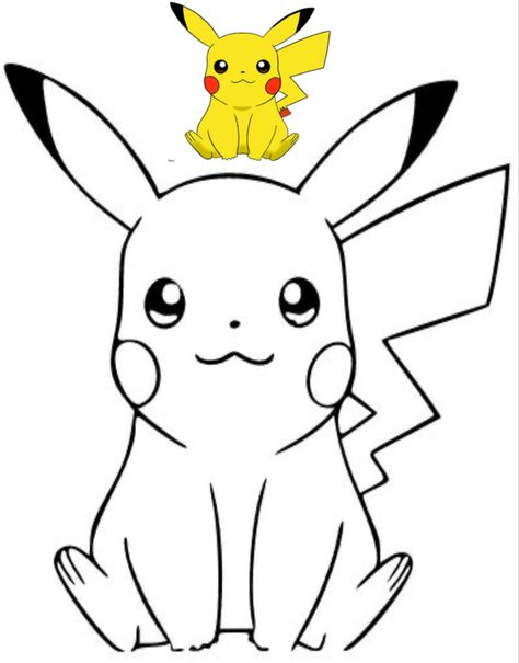 Pikachu Coloring, Pikachu Coloring Page, Kids Printable Coloring Pages, Pikachu Drawing, Easy Disney Drawings, Pikachu Pikachu, Flower Pattern Drawing, Free Kids Coloring Pages, Disney Princess Coloring Pages