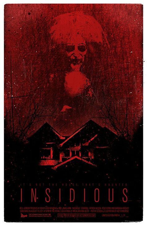 Insidious Horror Fanatic, Best Horror Movies, Horror Posters, Horror Movie Art, Thriller Movies, Horror Movie Posters, Best Horrors, Alternative Movie Posters, Movie Poster Art