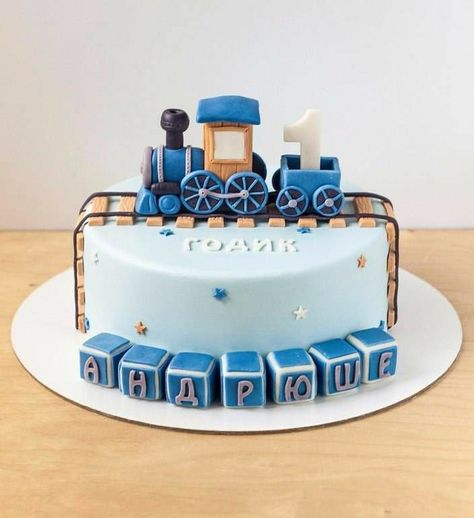 Simple Train Birthday Cake, Train Cake 2nd Birthday, Train Birthday Cakes For Boys, Birthday Cake For Boys 2nd, Birthday Cake For Kids Boy, Bday Cake For Boys Kids, Kids Cakes For Boys, Train Cakes For Boys, Birthday Cake Train