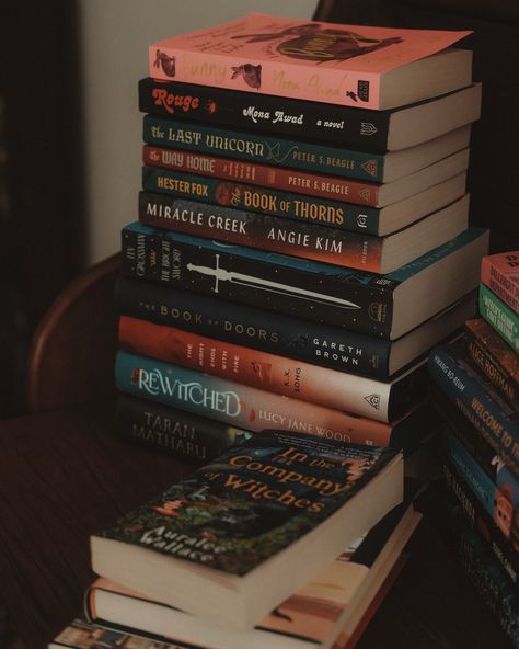 good morning from my extraordinary physical #TBR 📚 — haha. i seriously need to stop buying books. BUT, we all know this ain’t happening 🤫 >> Did you see my latest YouTube? 🎞️ . . . 🏷️ [#bookwormproblems #bookwormlife #tbrpile #bookstagram #booksbooksbooks #booknerd #bookphotography #darkacademia ] Buying Books, Bookworm Problems, Bookish Aesthetic, Book Reading Journal, Bookish Stuff, Dream Library, Last Unicorn, Reading Aesthetic, The Last Unicorn