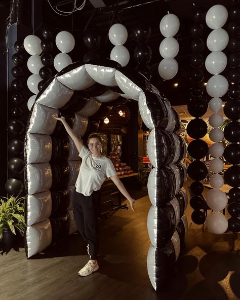 Let’s get the party started! 🍾✨ The beaded/tunnel wall was a huge hit! 🔥 Shoutout to our wonderful clients who always support our ideas 💖🔥 . . . . . . #balloontunnel #balloonswall #balloonart #balloongarland #balloondecor #marqueeletters #balloondecoration #tampabay #tampa #tampaballoons #tampaballoonartist #tampaballoondelivery #eventdesign #eventdecor Balloon Walls, Balloon Business, Time Tunnel, Balloon Crafts, Balloon Ideas, Balloon Delivery, 90s Party, Dj Party, White Shower