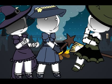 Gacha Life Witch Outfits, Gacha Life Outfits Halloween, Halloween Gacha Life Outfits, Gacha Halloween Outfits, Gacha Life Sleep Outfits, Gacha Fits, Pink Wallpaper Hello Kitty, Gacha Outfit, Props Art