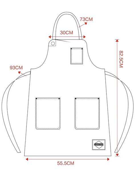 Amazon.com: Vantoo Unisex Distressed Jean Apron with Convenient Pockets for Men and Women, White: Home & Kitchen Apron For Men Pattern, Kitchen Apron Sewing Pattern, Mens Apron Pattern Free, Men Aprons Ideas, Sewing Aprons Patterns Free, Kitchen Apron Pattern, Diy Aprons, Men Apron, Apron Men