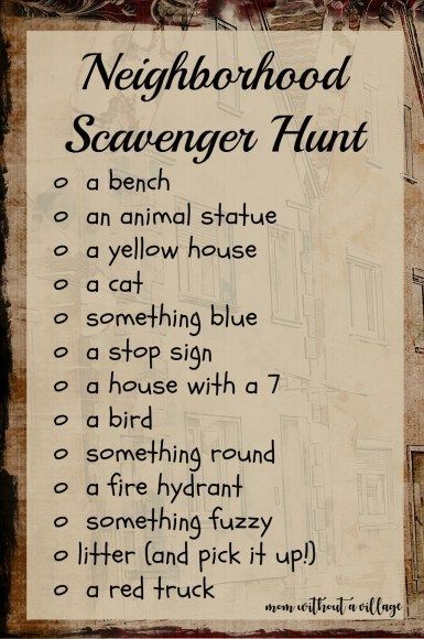 Neighborhood Scavenger Hunt, Neighborhood Block Party, Kids Halloween Food, Scavenger Hunt Ideas, Scavenger Hunt For Kids, Adult Halloween Party, Scavenger Hunts, Halloween Food For Party, Block Party