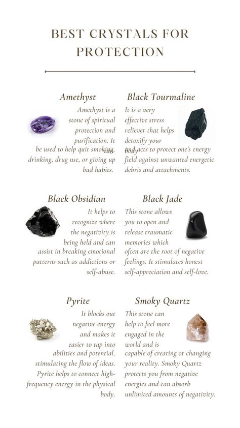 Protective Gemstones, Obsidian Crystal Meaning, Crystals For Protection, Black Jade Meaning, Black Obsidian Meaning, How To Charge Black Obsidian, Black Obsidian Crystal Meaning, Smokey Quartz Crystal Meaning, Smoky Quartz Meaning