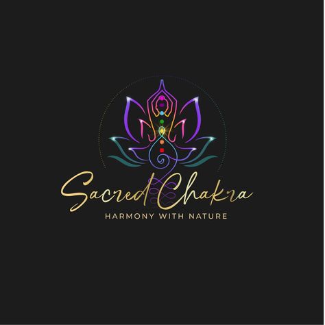 Spiritual Logo Design Inspiration, Chakra Logo, Lotus Concept, Spiritual Logo Design, Spiritual Branding, Healing Logo, Sun Magic, Spiritual Logo, Lotus Logo