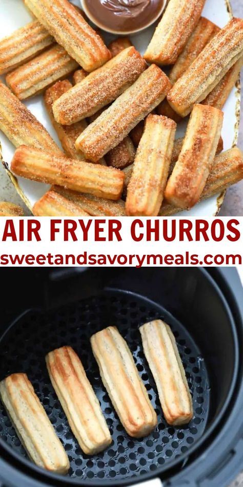 Air Fryer Churros Recipe, Air Fryer Churros, Churro Bites, Air Fryer Recipes Dessert, Air Fryer Recipes Snacks, Future Chef, Churros Recipe, Air Fryer Oven Recipes, Ninja Recipes