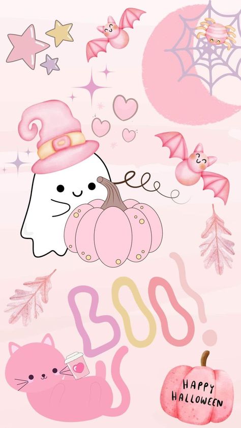 Helloween Wallpaper, Halloween Wallpaper Iphone Backgrounds, Halloween Wallpaper Backgrounds, Halloween Wallpaper Cute, Images Kawaii, Cute Fall Wallpaper, Halloween Wallpaper Iphone, Holiday Wallpaper, Hello Kitty Iphone Wallpaper