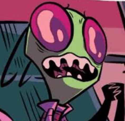 #invaderzim Human Zim, Irken Dib, Comic Book Writer, Icon X, Memes Video, Good Cartoons, History Teachers, I Need More, Invader Zim