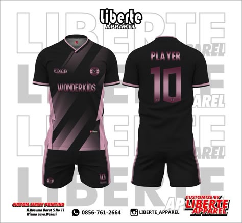 Volleyball Jersey Design Ideas T Shirts, Jersey Volly Design, Jersey Design Futsal, Volleyball Jerseys Design Men, Jersey Design Volleyball, Pink Jersey Design, Volleyball Jersey Design Ideas, Black Jersey Design, Volleyball Uniforms Design